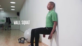 How to do a Wall Squat |  Better Exercise Videos | Better