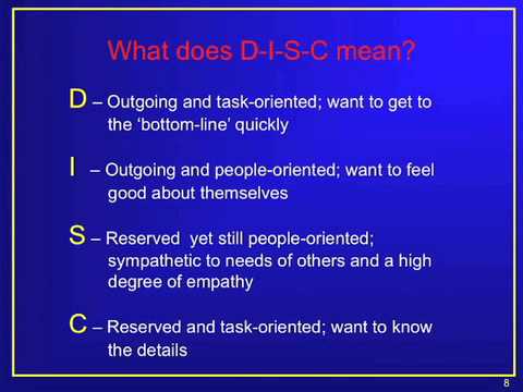 Secrets of the DISC Personality Profile 3 - YouTube