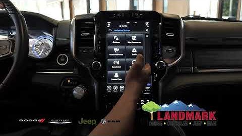 2020 Dodge Ram with 12" Navigation Screen Features