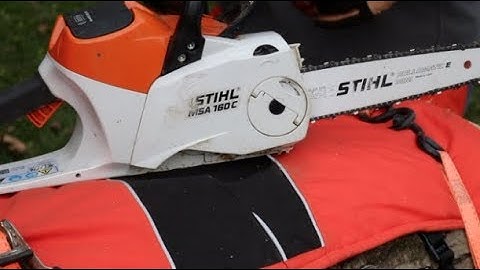 #271 Will Stihl Chainsaw Chaps Stop a Battery Powered Chainsaw?