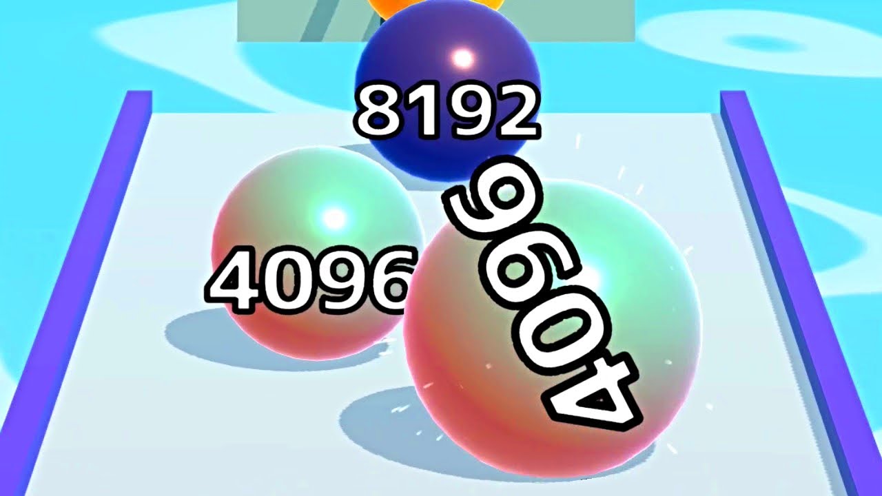 Ball Run Infinity Number Up To (128M, 256M, 512M, 1024M) ! All Levels ...