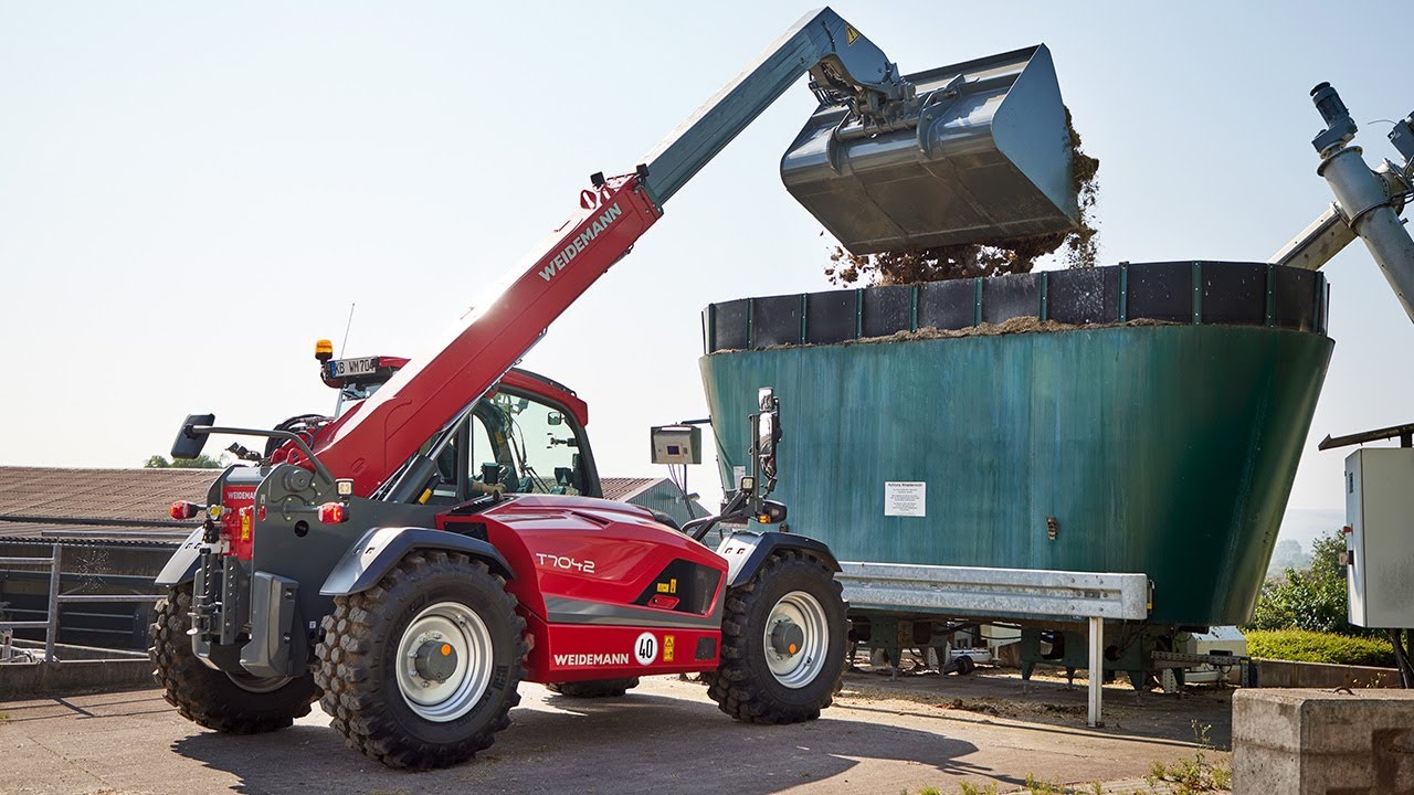 Weidemann – Teleskoplader T7042 Biogasanlage