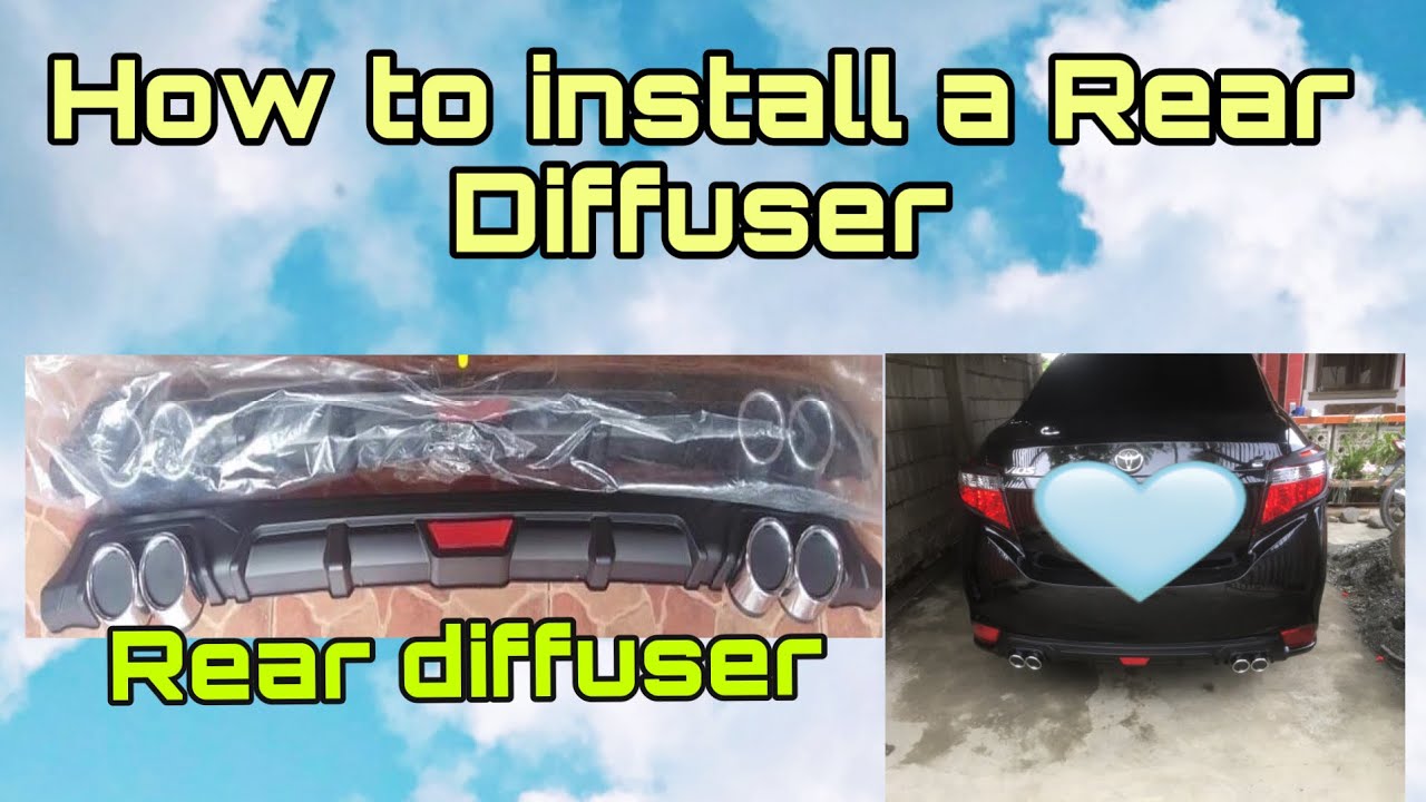 How to Install a Rear Diffuser (Super Easy) | DIY - YouTube