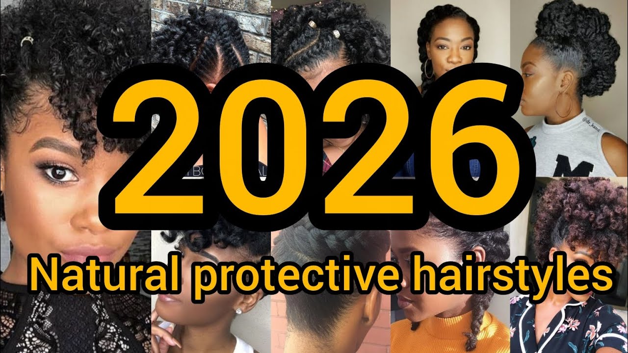 Естественные защитные прически для темнокожих женщин | Защитные прически 2026 | Защитные стили
