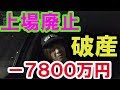 【日経平均暴落】-7800万円大損!株が上場廃止で破産しかけた。2019.10.1