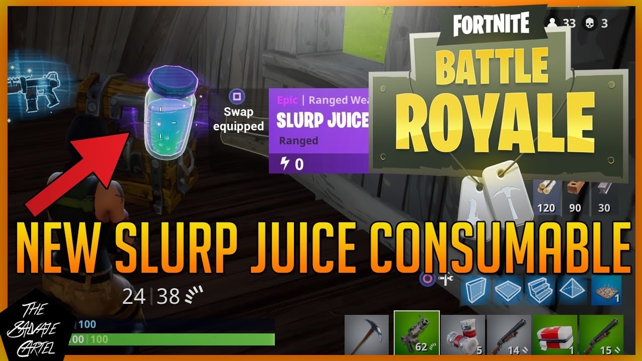 NEW SLURP JUICE CONSUMABLE!! (FORTNITE BATTLE ROYALE) YouTube