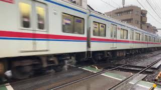 3400系3448編成通過