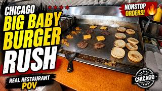🍔 Chicago Big Baby Burger Rush 🔥 Restaurant POV