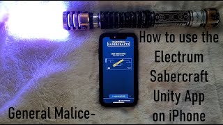 Electrum Sabercrafts Unity App How to Connect to Android + User Functions screenshot 3