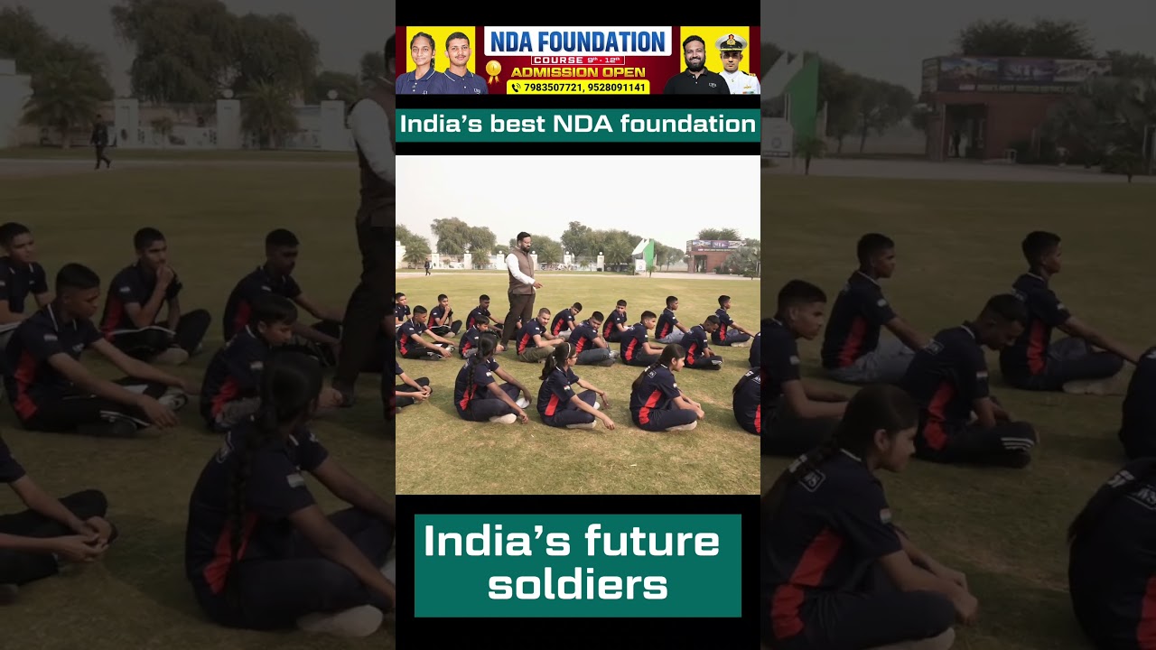 School + NDA Training Under One Roof, Admission Open 