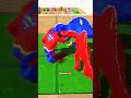 Yellow Blue Red Flash Spinosaurus vs Superman Goro #flash #superman #dinosaur #gorilla #shorts #arbs