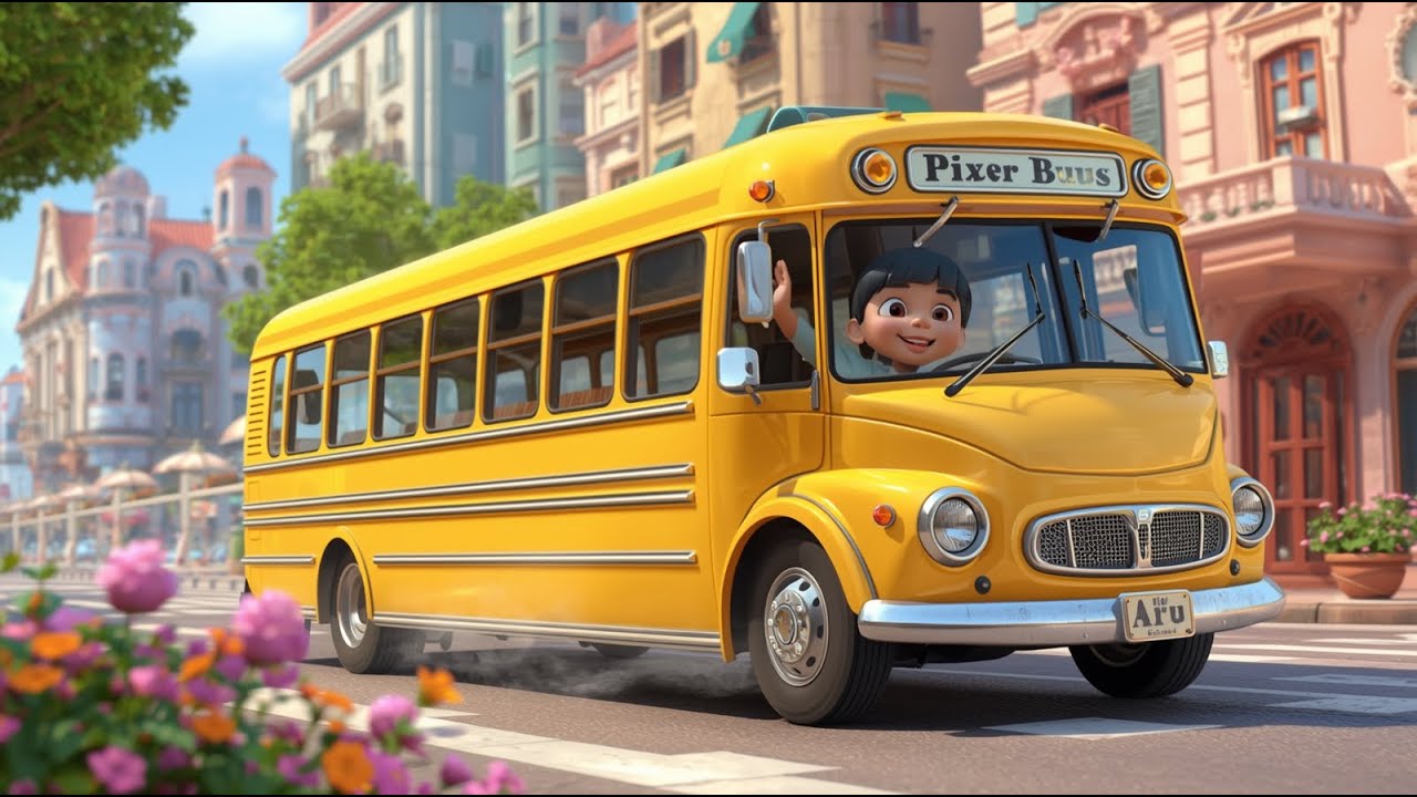 Bus Song in Tamil  Kids Imagine World 🚌 "Wheels on the Bus Tamil Version”