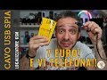 CAVO USB da 7 EURO MICROSPIA e LOCALIZZATORE con GSM e FUNZIONE CHIAMATA!