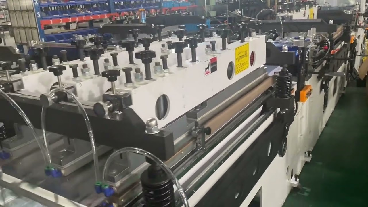 CWZD600C+FD double lines stand up zipper pouch making machine YouTube