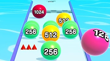 Ball Run 2048 Merge Number ! MAX LEVELS Gameplay Walkthrough New Update Part 375 android, ios