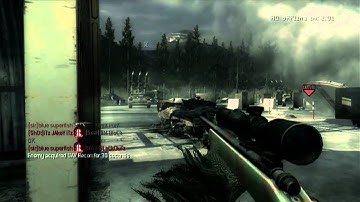 CoD4 Countdown no scope across map