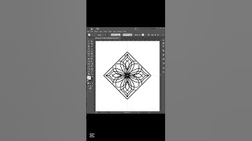 Easy Symmetrical Mirror Effect Design in Adobe illustrator