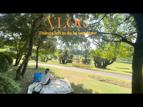 【VLOG】夏にやり残したこと｜4.8畳で部屋でOOを作る｜自然が教えてくれた事🌿