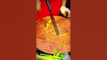 unique technique of cutting vegetables with a knife #shorts