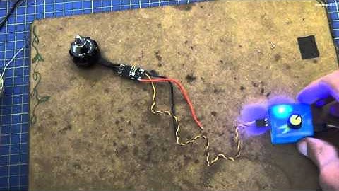 Motor Spin Direction Test with Servo tester
