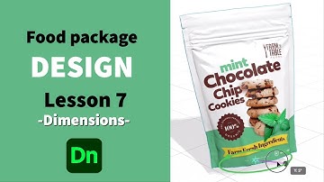 Lesson 7 Food package design with Adobe dimensions