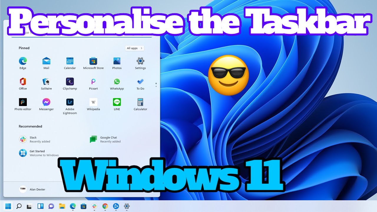 How to Personalise the Taskbar in windows 11 in 1 minute 4 Methods ...