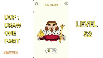 DOP: Draw One Part level 52 Walkthrough Solutions