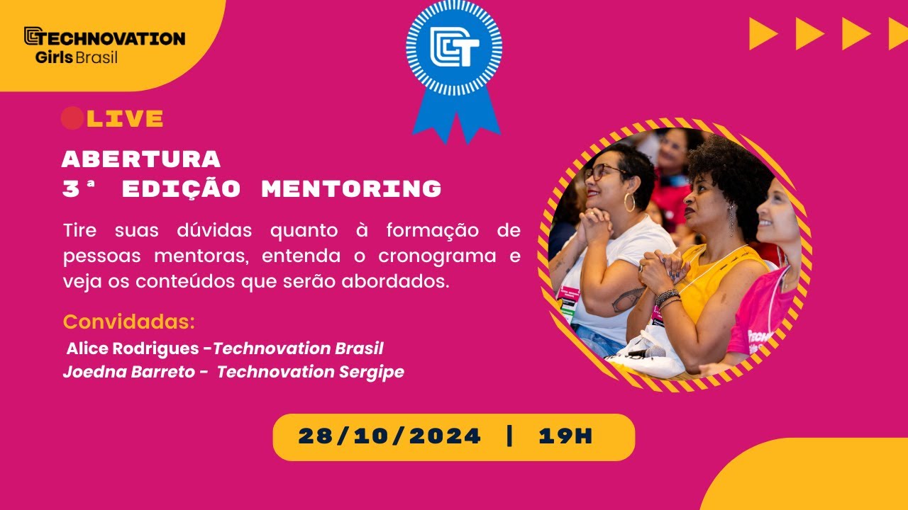 3ª Edição: Mentoring Brasil | Live de Abertura