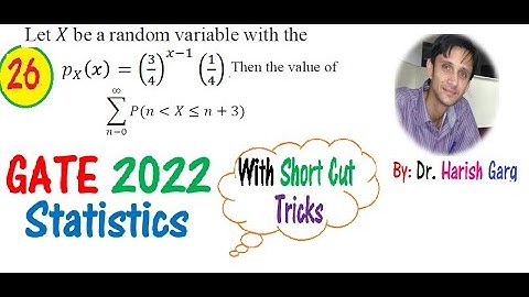 Q No. 26 | GATE 2022 Statistics | With Short Cut Tricks