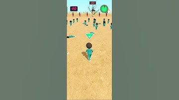 part 🚷💔😭 squid game 3D play with solo player k sniper challenge #squidgame #viral #shorts #jondada