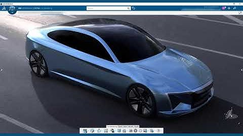 Concept modeling workflow with the CATIA Creative Design Tools on the 3D Experience Platform