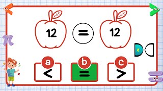 Comparing Numbers Quiz for Kids  Greater or Smaller  Fun Math with Baali Cartoons