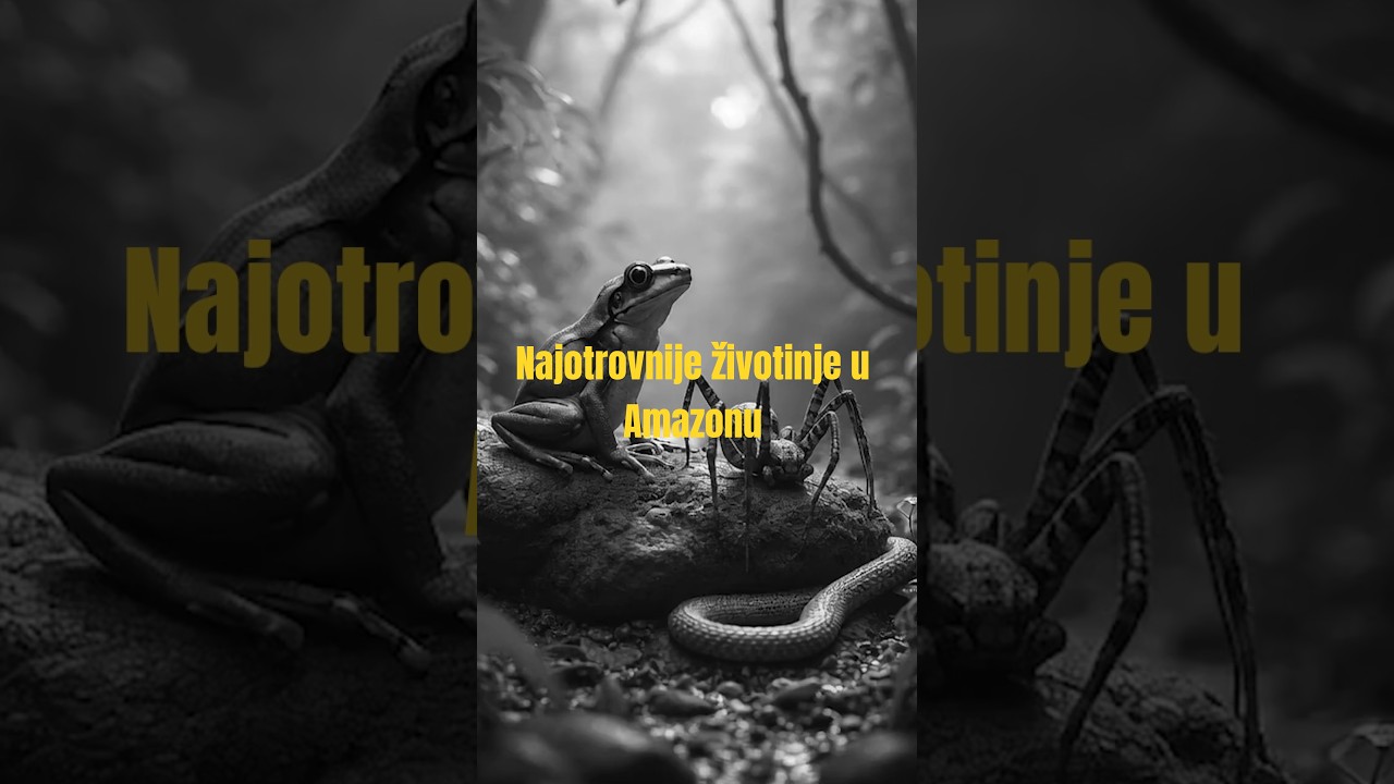NAJOTROVNIJE ŽIVOTINJE U AMAZONU.