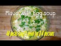MISUA WITH EGG SOUP |  40 PESOS LOW BUDGET ULAM | good for 3-4 persons