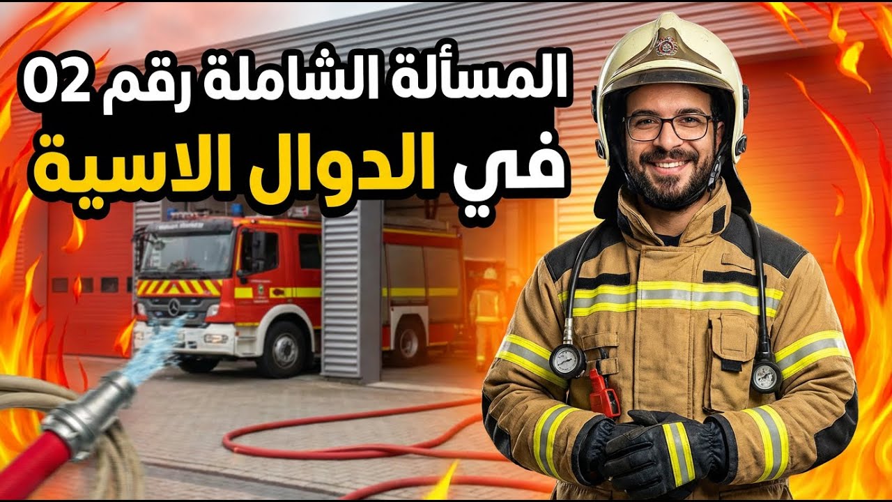 الدوال الاسية || المسالة الشاملة رقم 02 في الدوال الاسية