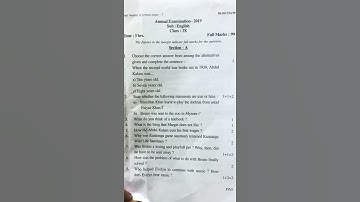 Thumbnail of SEBA/ class 9 annual paper 2019