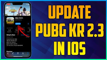 How To Update Pubg Kr 2.3 Version In IPhone / IPAD? | Pubg Kr 2.3 Update In IOS | IconicTechs