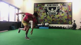 Single Leg RDL Toe Touch to Forward Lunge