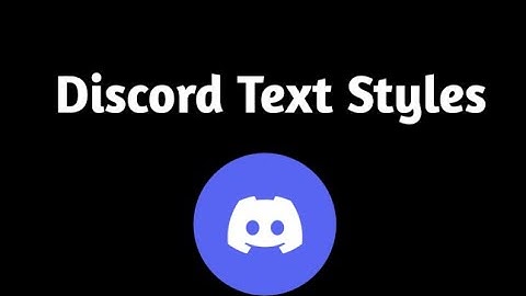Discord Text Styles on PHONE