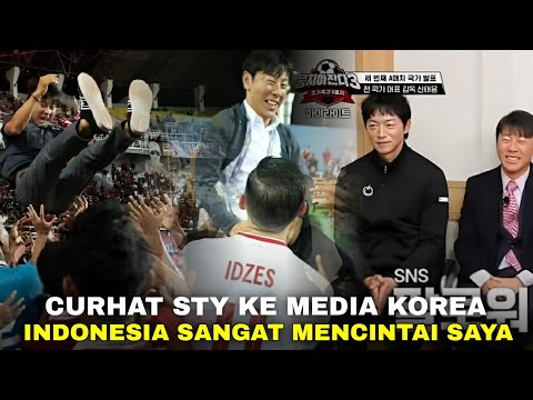 “STY : Saya Sangat Dicintai di Indonesia, 80% Penduduknya Fans TIMNAS” Cerita STY Kepada Media KOREA