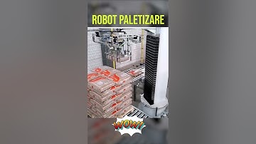 Robot paletizare automata #timelapse