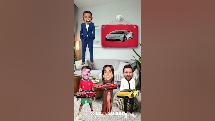 Who stole Ronaldo`s Golden Lamborghini ? mr beast vs Georgina vs messi.