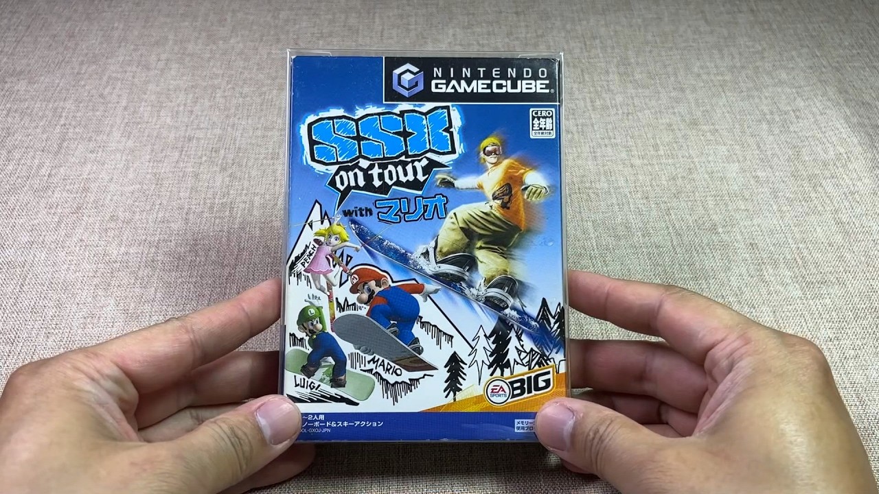 SSX on Tour with Mario unbox and play (GameCube) - YouTube