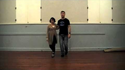 Te Atatu South 26/05/11 charleston variations- Lindy hop basics , inside turn