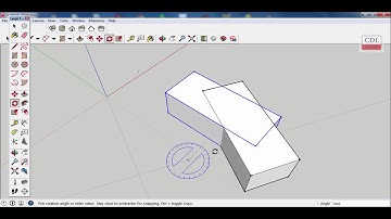 SketchUp Tutorial 10 The Rotate and Copy Tool