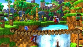 [Xbox 360] Knuckles Horde of Enemies - ✪ Sonic Generations ✪ [Green Hill] screenshot 4