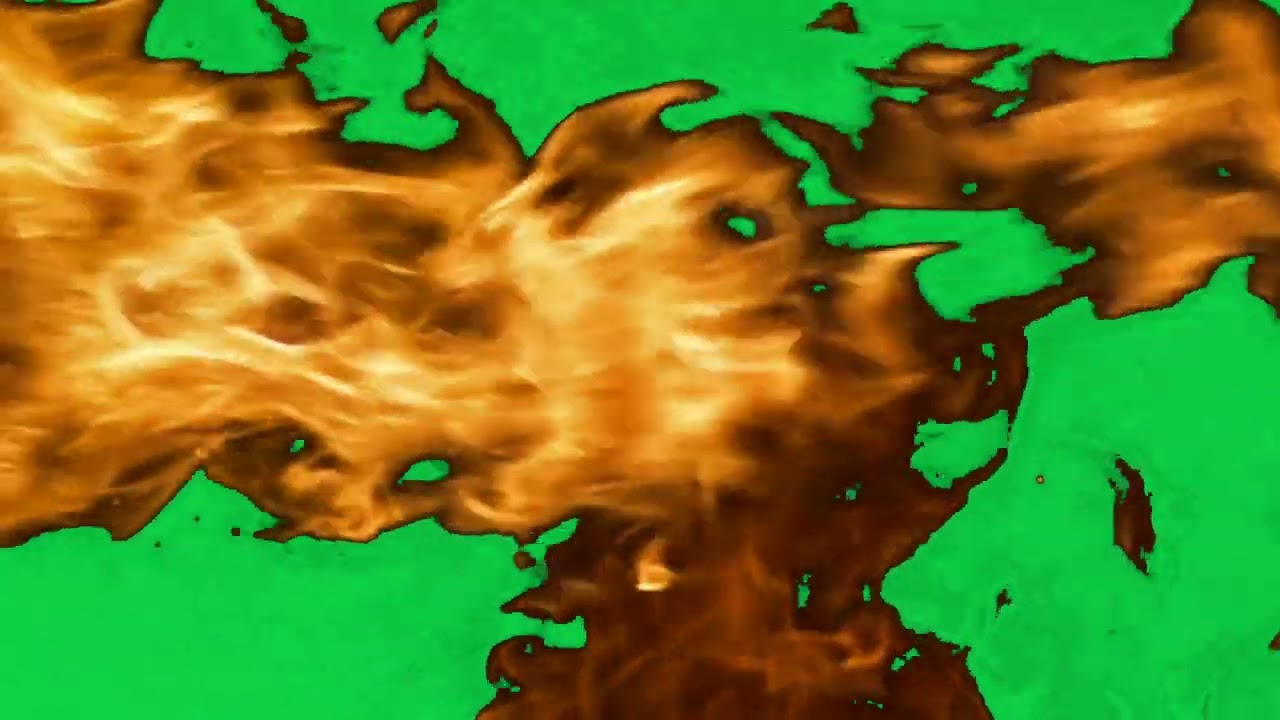 fire effect green screen YouTube