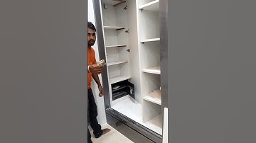 hidden locker in wardrobe// hidden locker!