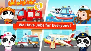 Professions Dream Job Kids Babybus Education Animation || Little Panda's World #dreamjobs #fypage screenshot 1