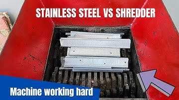 What Happens When Shredder Vs The Strongest Steel - Real Experiment Crusher Machine